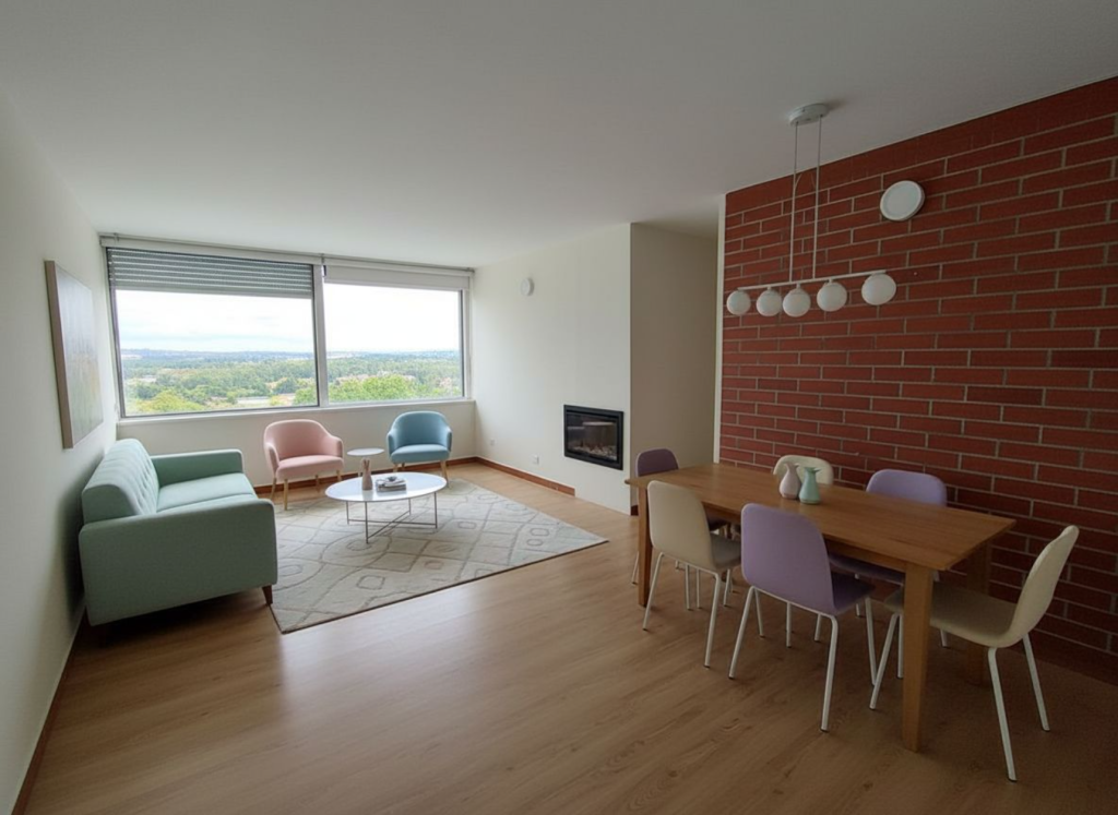 Sala coemdor remodelada DESPUES